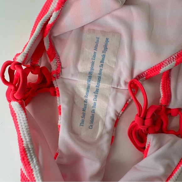 Nwt Xhilaration women’s white and pink bikini bottoms - Picture 6 of 6